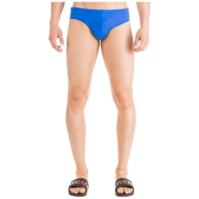 Emporio Armani Men's Brief Swimsuit Bathing Trunks Swimming Suit In Blue