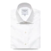 LEDBURY MEN'S WHITE BANCROFT POPLIN DRESS SHIRT CLASSIC COTTON,1W19E6-011-000-18-37