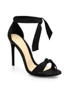 Alexandre Birman Women's Clarita Bow Leather Sandals In Black