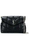 SAINT LAURENT MEDIUM LOULOU LEATHER SHOULDER BAG