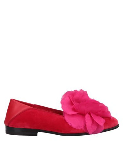 Alexander Mcqueen Ballet Flats In Red