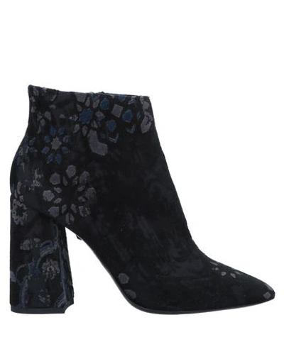 Just Cavalli Ankle Boots In Black