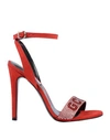 Gcds Sandals In Red