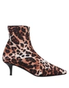 GIUSEPPE ZANOTTI GIUSEPPE ZANOTTI WOMAN ANKLE BOOTS BEIGE SIZE 7 TEXTILE FIBERS,11688621BP 4