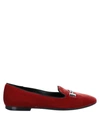 Tod's Loafers In Brick Red