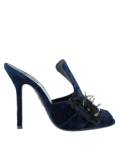 Aperlai Sandals In Dark Blue