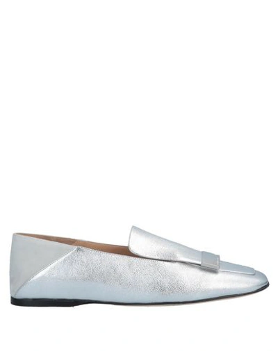 Sergio Rossi Loafers In Light Grey