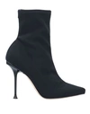 Sergio Rossi 105mm Sr Milano Neoprene Sock Boots In Black
