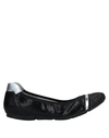 Hogan Ballet Flats In Black