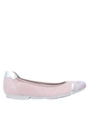 Hogan Ballet Flats In Pink