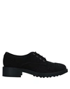 Hogan Lace-up Shoes In Black