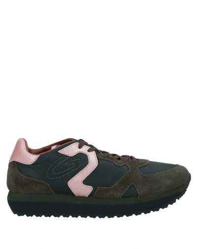 Alberto Guardiani Sneakers In Dark Green