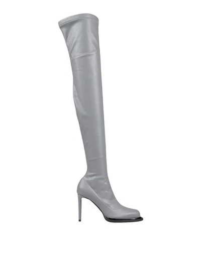Stella Mccartney Knee Boots In Grey
