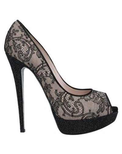 René Caovilla Pump In Black