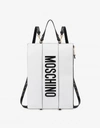 MOSCHINO LEATHER CLUTCH BACKPACK 38297