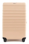 Beis The 29-inch Rolling Spinner Suitcase In Beige