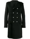 BALMAIN DOUBLE-BREASTED MILITARY COAT