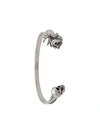 ALEXANDER MCQUEEN ALEXANDER MCQUEEN SPIDER AND SKULL CUFF - 金属色