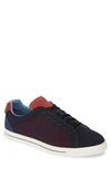 Ted Baker Chinat Sneaker In Dark Blue Textile