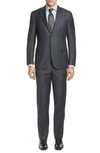 CANALI SIENNA SOFT HOUNDSTOOTH WOOL SUIT,BF00067124L1329037Z1