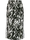 N°21 ZEBRA PRINT PENCIL SKIRT