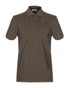 Versace Polo Shirt In Military Green