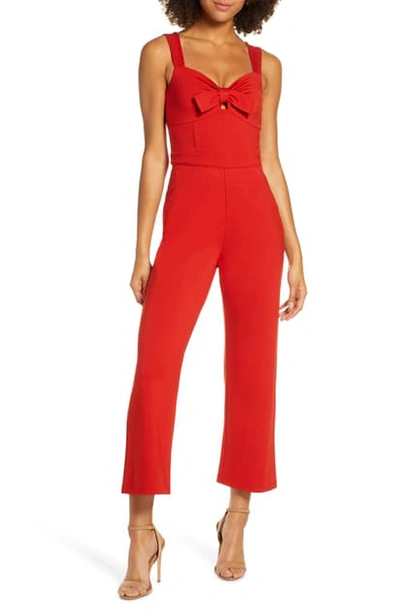 Ali & Jay Via Dolce Ponte Jumpsuit In Burnt Red