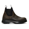 PRADA Brown Chelsea Boots