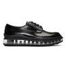 PRADA Black Leather Bounce Derbys