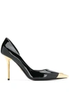 VERSACE TWO-TONE POINTED PUMPS