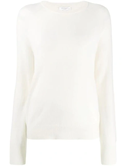 Equipment Cashmere Long-sleeve Jumper In White