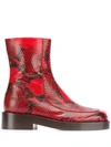 MARNI ZIP-UP ANKLE BOOT