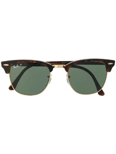 Ray Ban Ray-ban 'clubmaster' Sonnenbrille - Braun