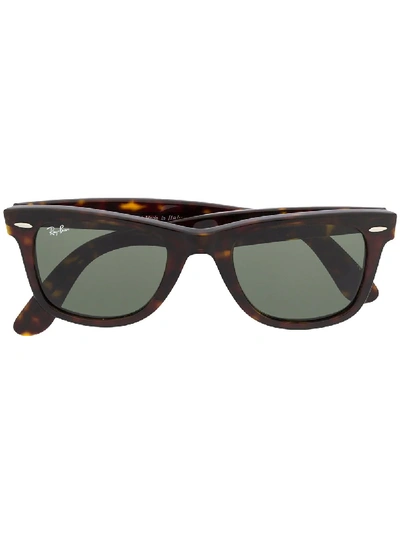 Ray Ban Original Wayfarer Sunglasses In Braun