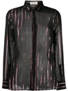 SAINT LAURENT METALLIC STRIPED SHIRT