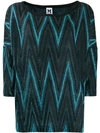 MISSONI LUREX ZIG ZAG BLOUSE