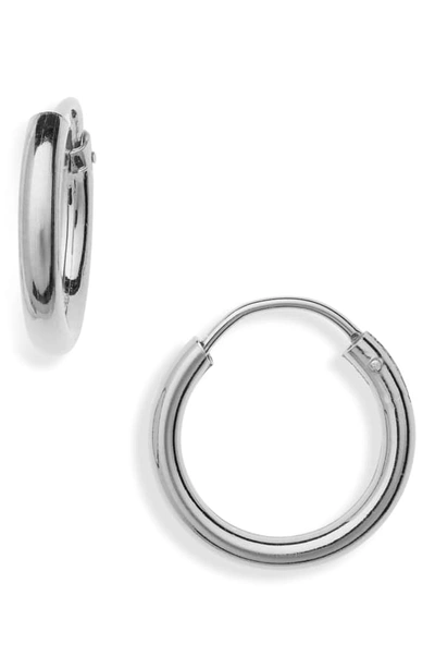 Argento Vivo Milano Sterling Hoop Earrings In Silver