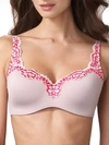 Le Mystere Dream Lace Tisha Full-figure Contour Bra In Raspberry