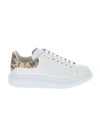 ALEXANDER MCQUEEN ALEXANDER MCQUEEN EMBOSSED SNAKE PRINT OVERSIZED SNEAKERS