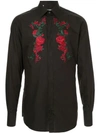 DOLCE & GABBANA ROSE PATCH SHIRT