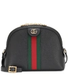 GUCCI OPHIDIA SMALL LEATHER SHOULDER BAG,P00398896