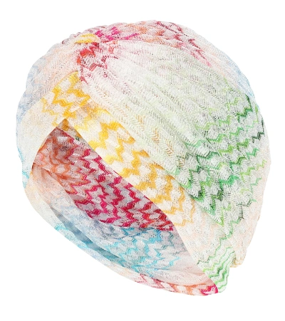 Missoni Knitted Turban In Multicoloured