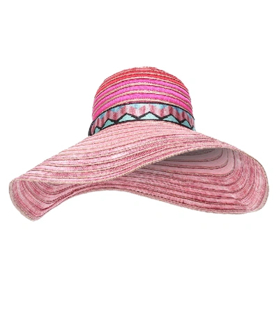 Missoni Striped Hat In Pink