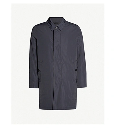 Tom Ford Collared Shell Raincoat In Black