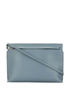 LOEWE LOEWE LOGO EMBOSSED SHOULDER BAG - 蓝色