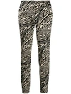 CAMBIO ZEBRA PRINT TROUSERS