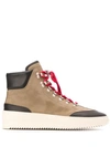 Fear Of God Sixth Collection Leather High-top Sneakers In Neutrals