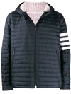 Thom Browne 4-bar Stripe Padded Jacket In Blue