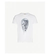 ALEXANDER MCQUEEN SKULL-PRINT COTTON-JERSEY T-SHIRT