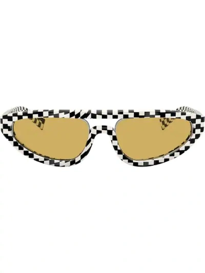 Alain Mikli Aviator Frame Cat-eye Sunglasses In Black